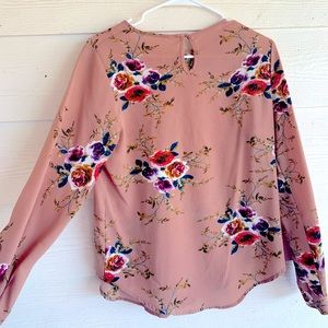 Pink Floral Top